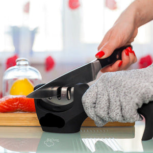 Rasmun Kitchen Knife Sharpener – Diamond Tungsten Steel Whetstone