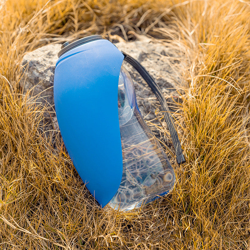 Rasmun Portable Pet Dog Water Bottle – 680ml Leak-Proof Outdoor Feeder