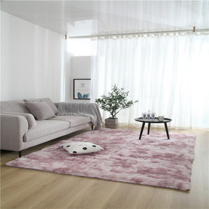 Rasmun Variegated Tie-dye Gradient Carpet – Soft Washable Polyester Rug