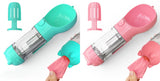Rasmun Portable Pet Water Bottle with Food Box & Garbage Bag