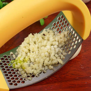 Rasmun Stainless Steel Garlic Masher – Manual Garlic Press Tool