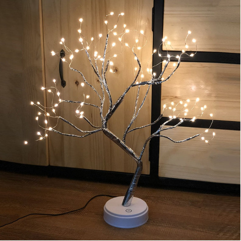 Rasmun Tree Light with Touch Switch – Adjustable Pearl Star Night Light