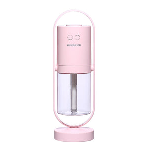 Rasmun Magic Shadow USB Air Humidifier with Projection Night Light – Ultrasonic Car & Home Mini Air Purifier