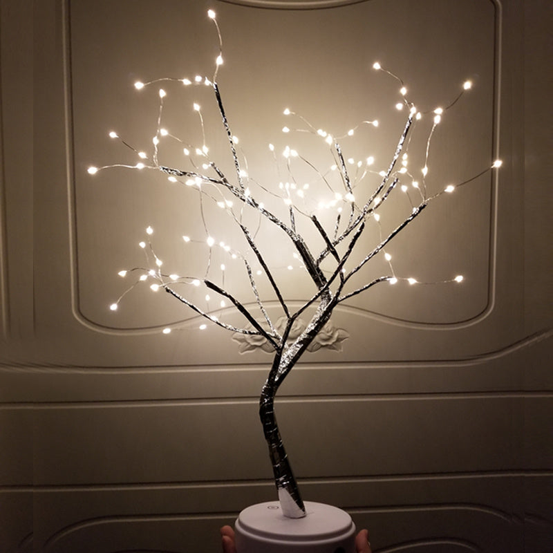 Rasmun Tree Light with Touch Switch – Adjustable Pearl Star Night Light