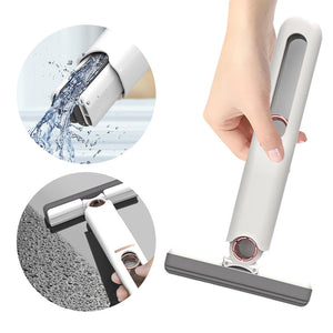Rasmun Mini Sponge Squeeze Mop – Portable, Eco-Friendly Floor & Glass Cleaner