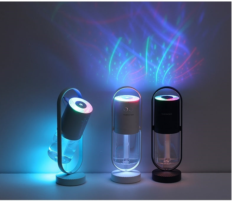 Rasmun Magic Shadow USB Air Humidifier with Projection Night Light – Ultrasonic Car & Home Mini Air Purifier