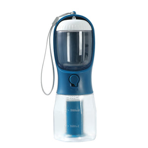 Rasmun 3-in-1 Dog Water Bottle | Portable Pet Cup & Food Box