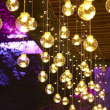 Rasmun LED Wish Orbs Curtain Lights – Star & Moon String Lighting for Room