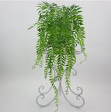 Rasmun Persian Rattan Wall Hanging – 5-Fork Artificial Green Plant for Home & Office Décor, 85cm Long
