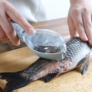 Rasmun Fish Skin Brush – Quick Fish Scale Scraper & Cleaning Tool