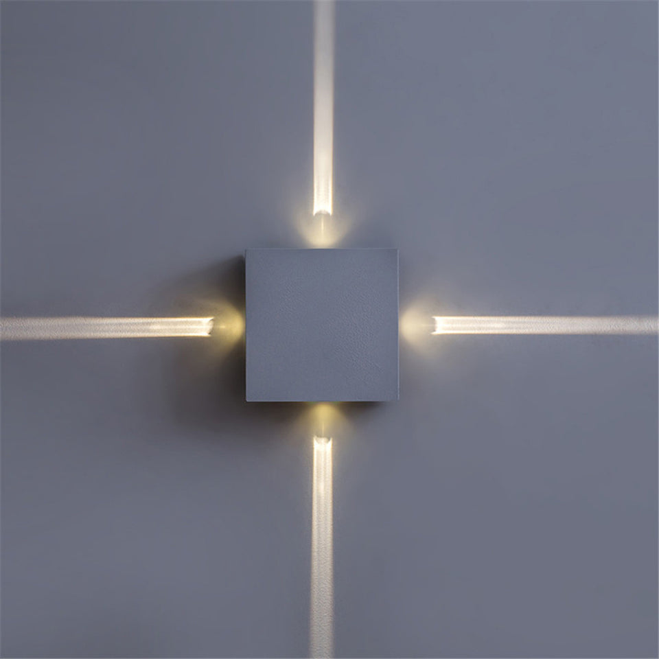 Rasmun Cross Light Decoration Lamp – LED Wall Light for Bedroom, Living Room, Bedside or Aisle | Modern Iron Indoor Background Lamp