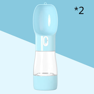 Rasmun Portable Dog Water Dispenser – Travel-Friendly Pet Water & Food Bottle