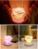Rasmun Rose-Shaped Touch Night Light – 3-Level Dimming