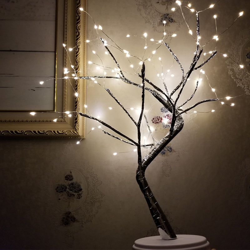 Rasmun Tree Light with Touch Switch – Adjustable Pearl Star Night Light