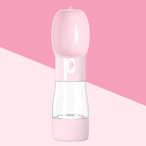 Rasmun Portable Dog Water Dispenser – Travel-Friendly Pet Water & Food Bottle