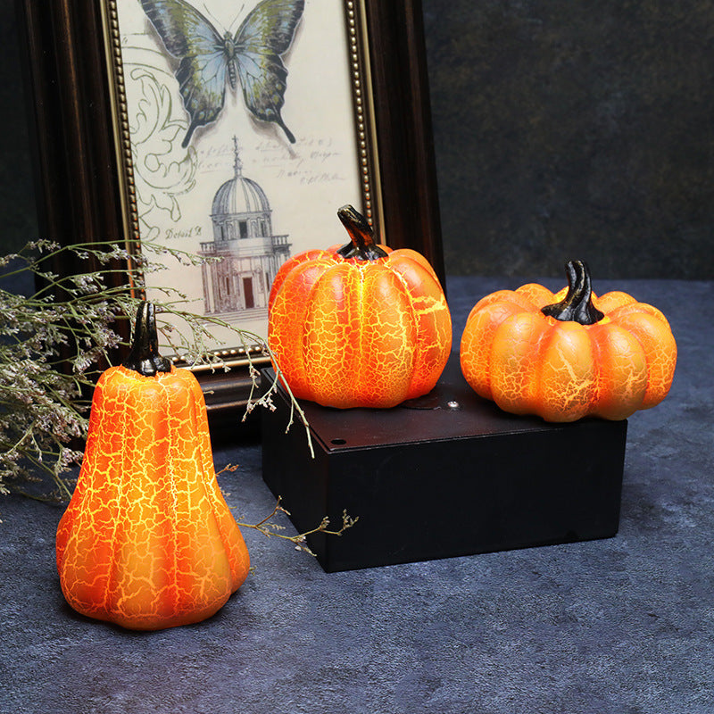 Rasmun Halloween Pumpkin Lantern – LED Candle Lamp for Spooky Decor