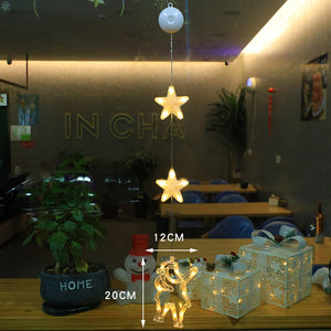 Rasmun Christmas 3pcs LED Light Star – Battery Operated Xmas Tree