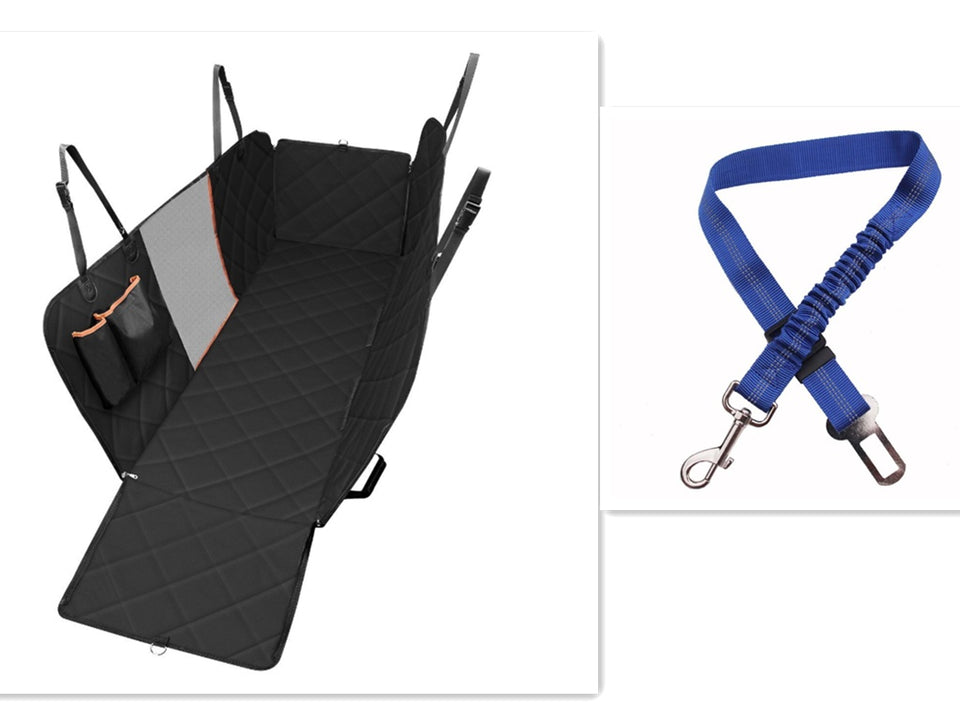 Rasmun Dog Car Seat Cover  Hammock Pet Carrier with Mesh Window