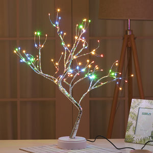 Rasmun Tree Light with Touch Switch – Adjustable Pearl Star Night Light