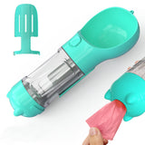 Rasmun Portable Pet Water Bottle with Food Box & Garbage Bag