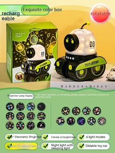 Rasmun Galaxy Robot Starry Sky Projector – LED Night Light with Bluetooth Music & Stories for Kids Bedroom, Home & Party Decor