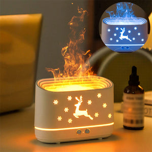 Rasmun Elk Flame Humidifier Diffuser – Quiet Aromatherapy Lamp
