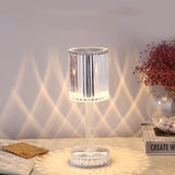 Rasmun Crystal Table Lamp – 3-Way Dimmable Touch Control LED Night Light, Elegant Diamond Design for Home, Bedroom & Hotel Decor