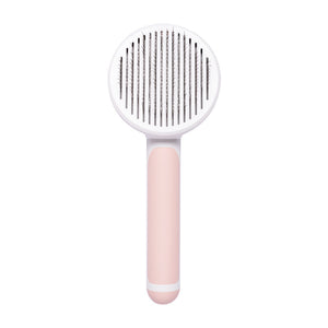 Rasmun Cat Brush – Handheld Steel Wire Self-Cleaning Pet Comb