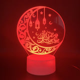 Rasmun 3D Religious Night Light – LED Touch & Remote Control | 7/16 Colors, USB Powered, Acrylic Lamp for Kids & Home Décor