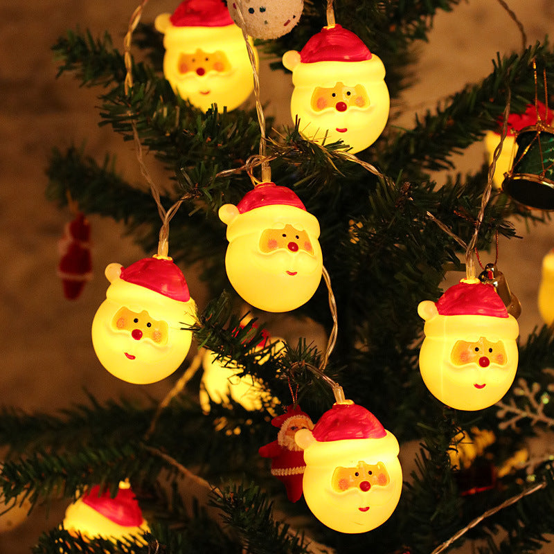 Rasmun Snowman String Lights – Christmas Decoration LED Fairy Lights with Battery, USB, or Remote Control