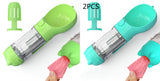 Rasmun Portable Pet Water Bottle with Food Box & Garbage Bag