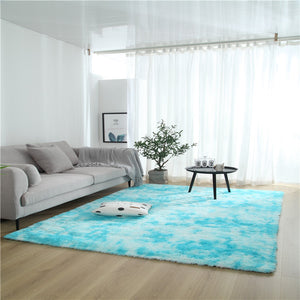 Rasmun Variegated Tie-dye Gradient Carpet – Soft Washable Polyester Rug