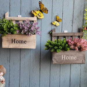 Rasmun Rustic Hanging Wall Flower Pot