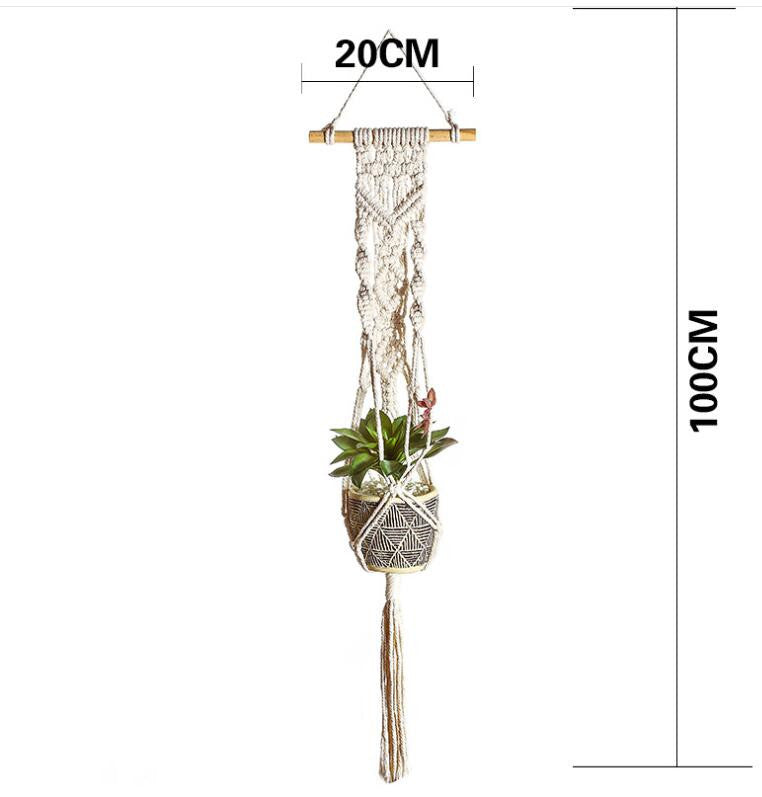 Rasmun Wall Hanging Braided Rope Basket