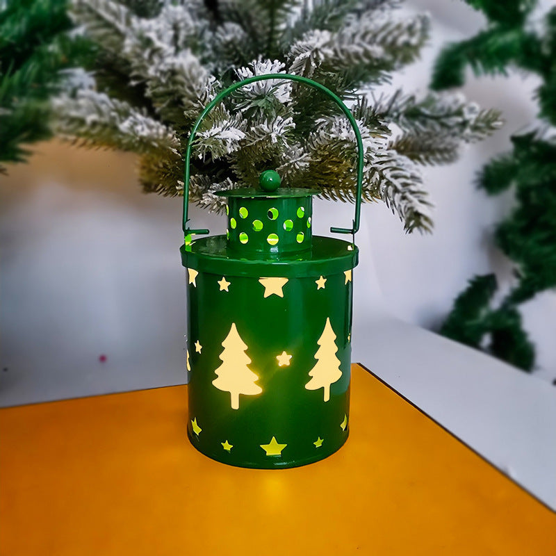 Rasmun Christmas LED Candle Lantern – Nordic Style Electronic Candle Light for Festive Holiday Decor, Tabletop Centerpiece, Home Decoration