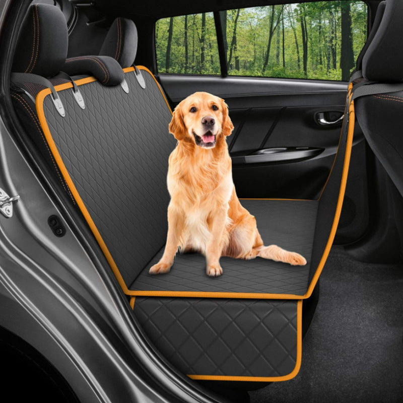 Rasmun Dog Car Seat Cover  Hammock Pet Carrier with Mesh Window