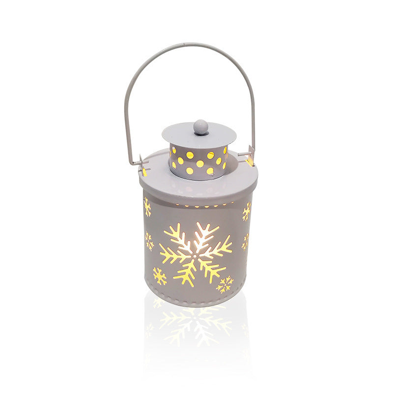 Rasmun Christmas LED Candle Lantern – Nordic Style Electronic Candle Light for Festive Holiday Decor, Tabletop Centerpiece, Home Decoration