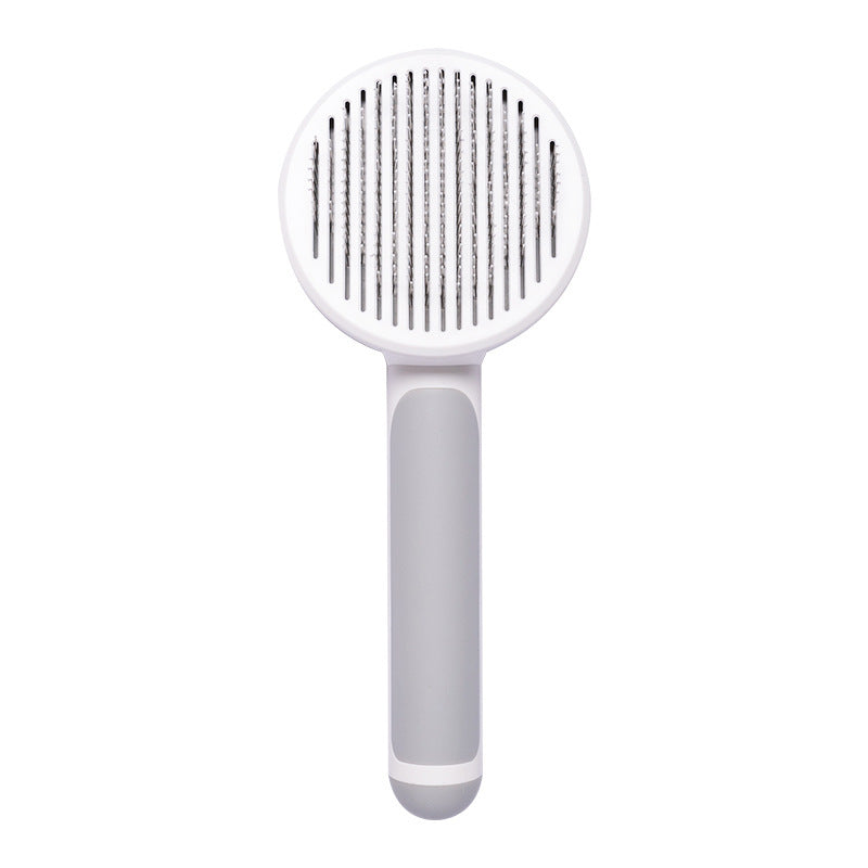Rasmun Cat Brush – Handheld Steel Wire Self-Cleaning Pet Comb