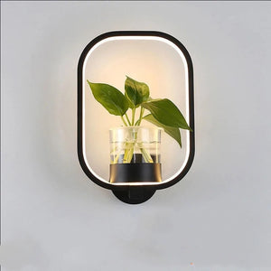 Rasmun Decorative Wall Lamp – Modern LED Background Wall Light with Iron Frame & Glass Cup for Living Room, Bedroom, Stairs & Study