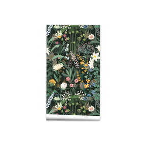 Rasmun Huaqiang Self-Adhesive TV Background Wall Wallpaper – 3D PVC Rose Pattern, Light Luxury Style