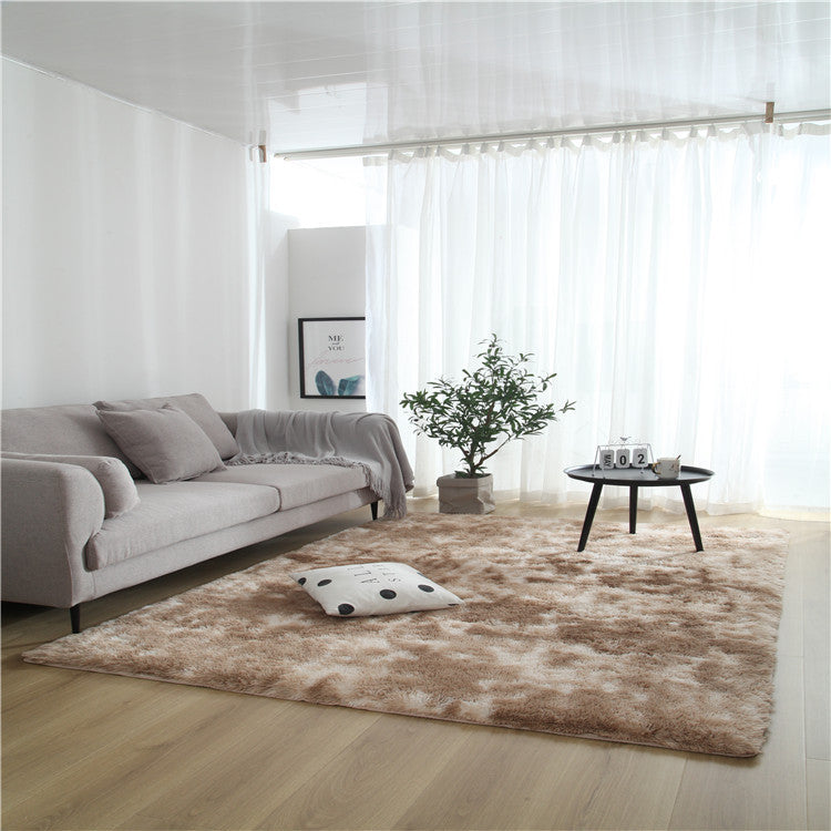 Rasmun Variegated Tie-dye Gradient Carpet – Soft Washable Polyester Rug