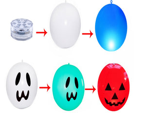 Rasmun LED RGB Light Emitting Balloon – Remote Control PVC Round Glow Ball for Parties, Events, and Home Decor