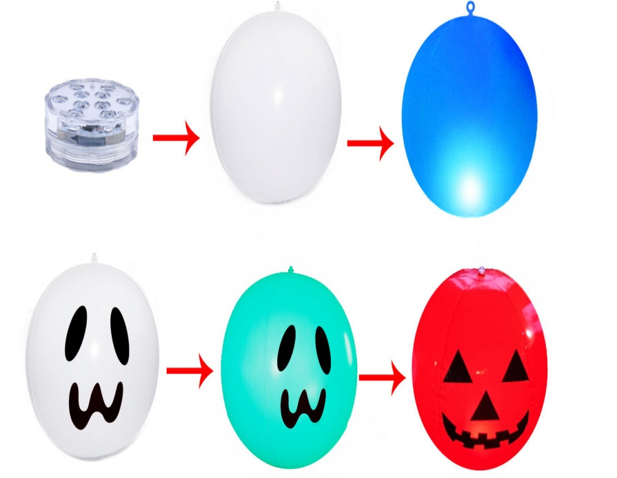 Rasmun LED RGB Light Emitting Balloon – Remote Control PVC Round Glow Ball for Parties, Events, and Home Decor