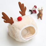 Rasmun Pet Christmas Hat & Saliva Towel Bib – Cute Festive Pet Outfit
