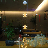 Rasmun Christmas 3pcs LED Light Star – Battery Operated Xmas Tree