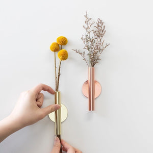 Rasmun Iron Wall Hanging Plant Vase – Decorative Wall-Mounted Planter for Home, Office, Balcony & Garden