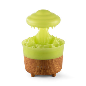 Rasmun Rain Cloud Night Light Humidifier – 7-Color LED, Essential Oil Diffuser, Relaxing Raindrop Sound, Aromatherapy for Home & Sleep