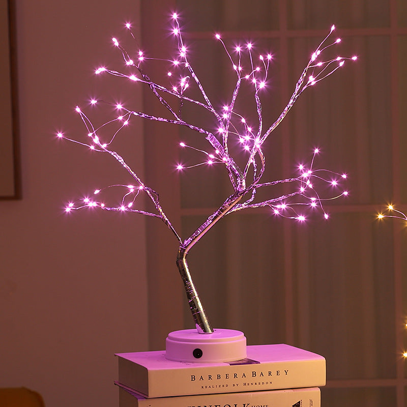 Rasmun Tree Light with Touch Switch – Adjustable Pearl Star Night Light
