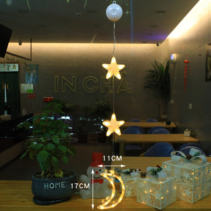 Rasmun Christmas 3pcs LED Light Star – Battery Operated Xmas Tree