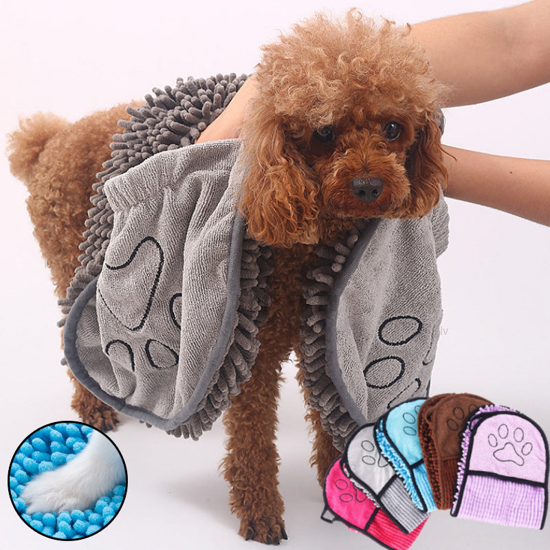 Rasmun Super Absorbent Dog & Cat Bath Towel | Quick-Dry Pet